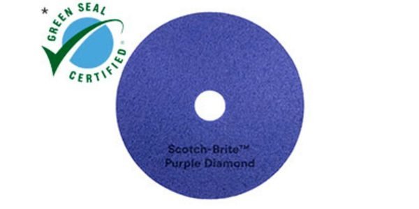Scotch-Brite™ Purple Diamond Utility Pad, 5.25 in x 10.5, 10/Case