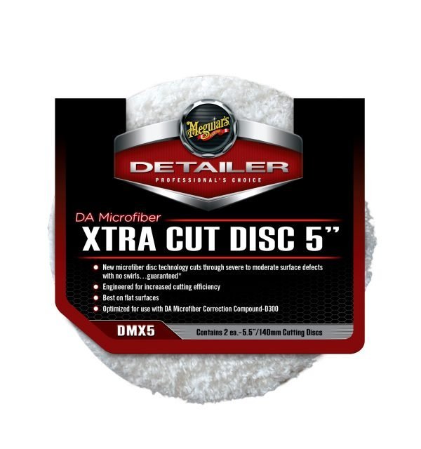 Meguiar's® DMX5 Detailer DA Microfiber Xtra Cut Disc, 5 in.