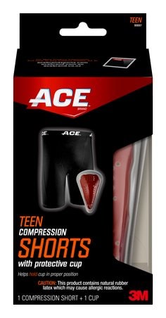 ACE™ Compression Shorts & Protective Cup 908007, Teen Large/X-Large